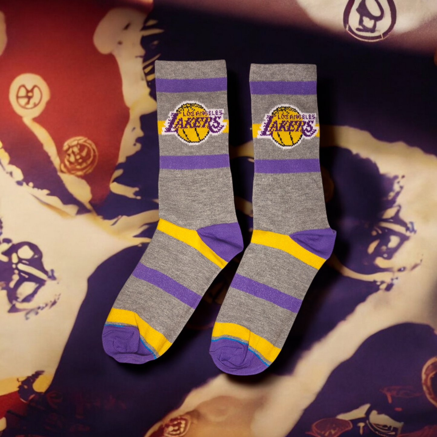 LAKERS ST CREW SOCKS | 1 Pair | Free Size