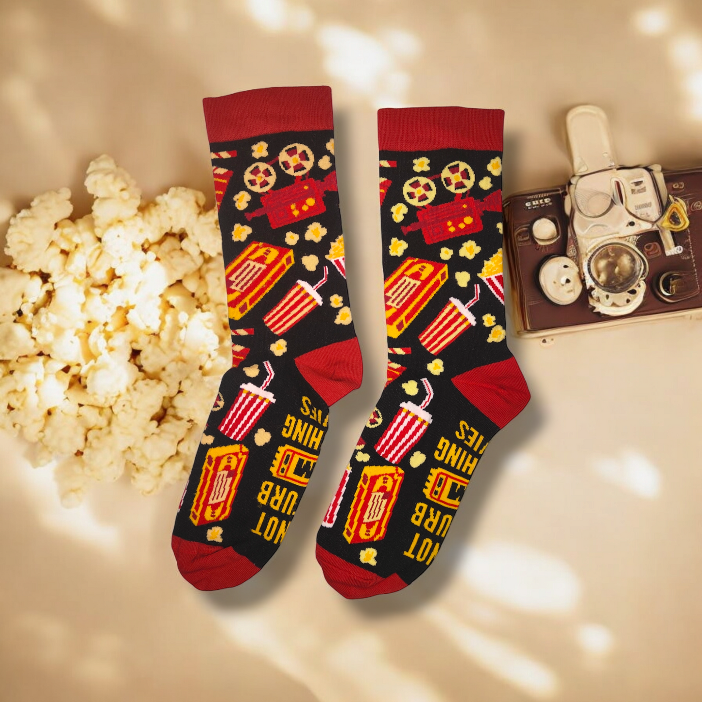 Popcorn Modern Aesthetic | 1 Pair Socks | Free Size