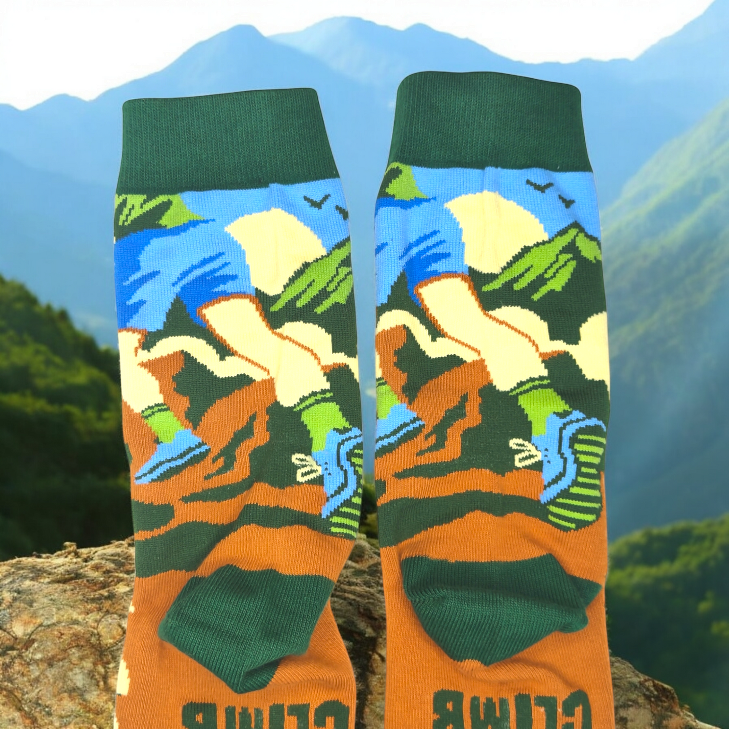 Mountain Moods |  Adventure Awaits Socks | 1 Pair | Free Size