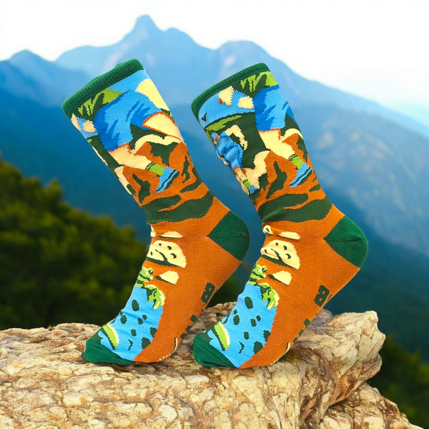 Mountain Moods |  Adventure Awaits Socks | 1 Pair | Free Size