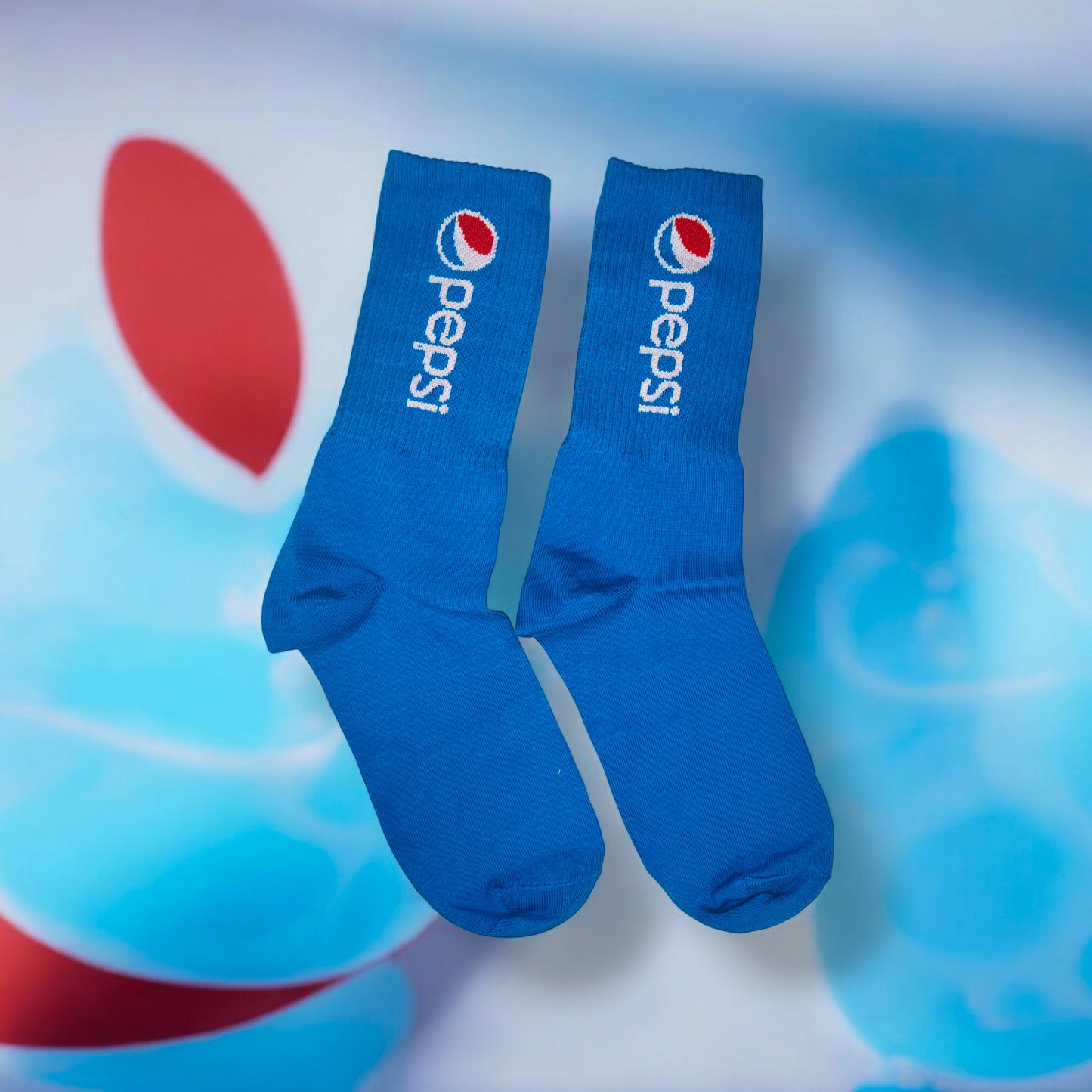 Pepsi logo printed socks | 1 pair | Free Size