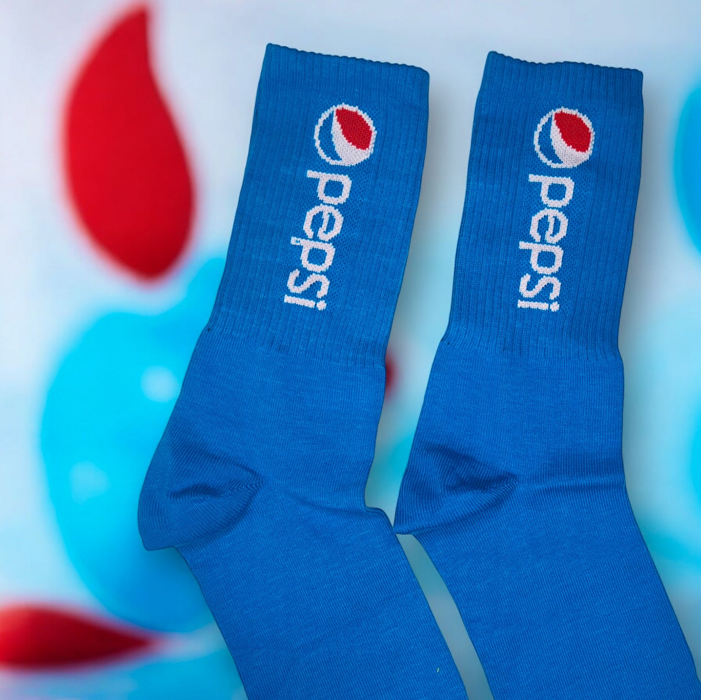 Pepsi logo printed socks | 1 pair | Free Size