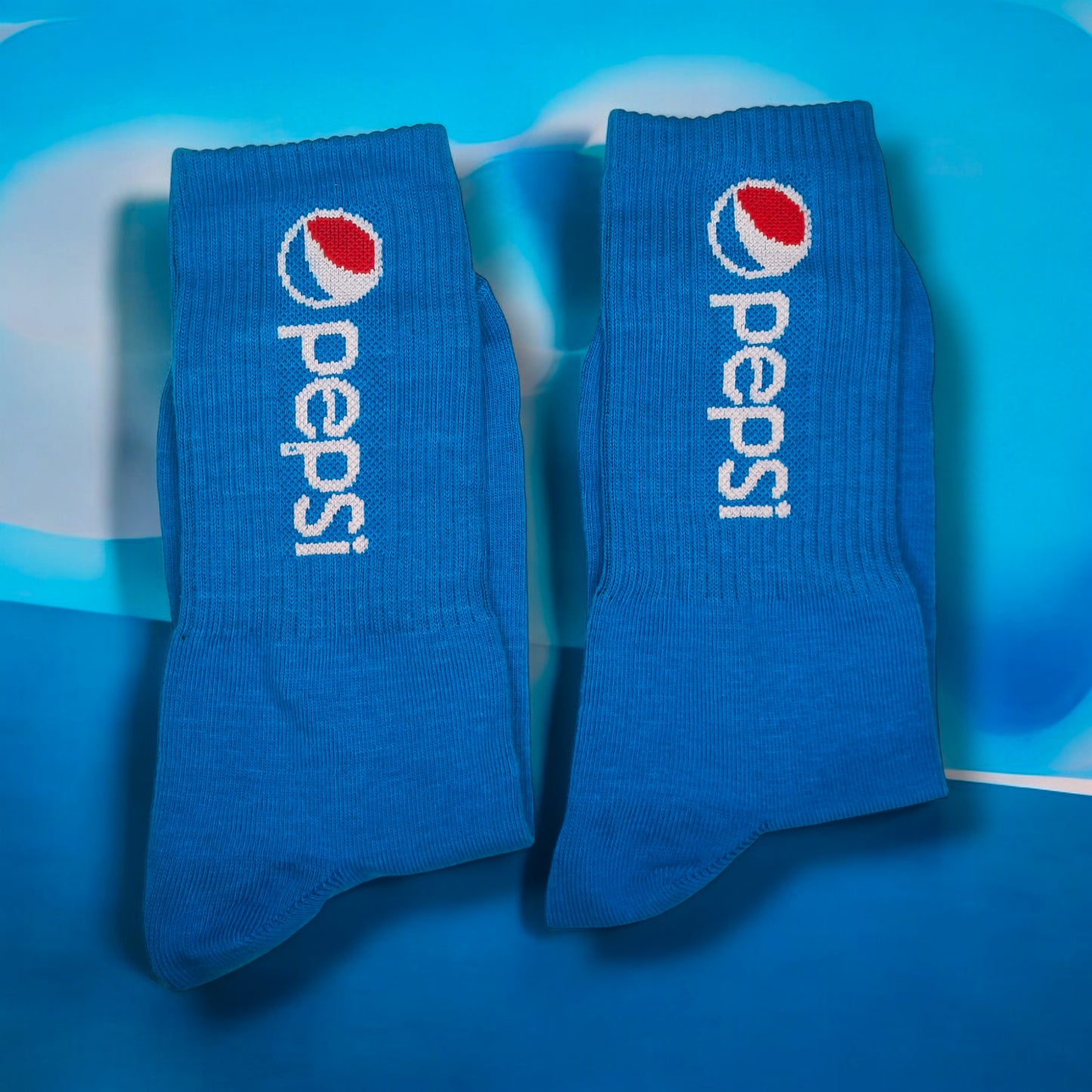 Pepsi logo printed socks | 1 pair | Free Size