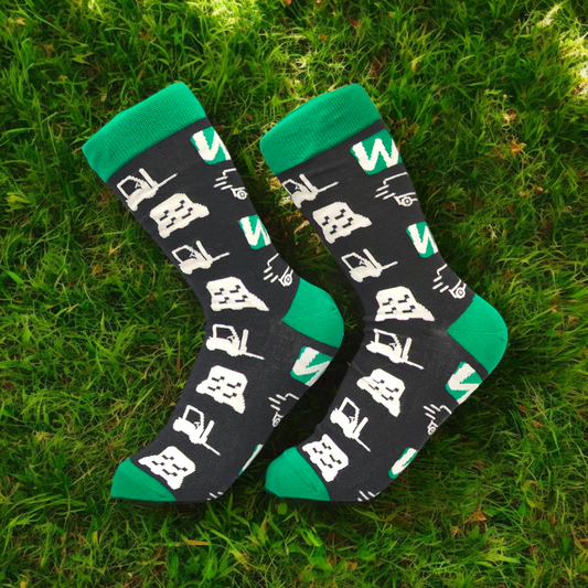 Printed Desighn Socks, Premium Cotton Free Size